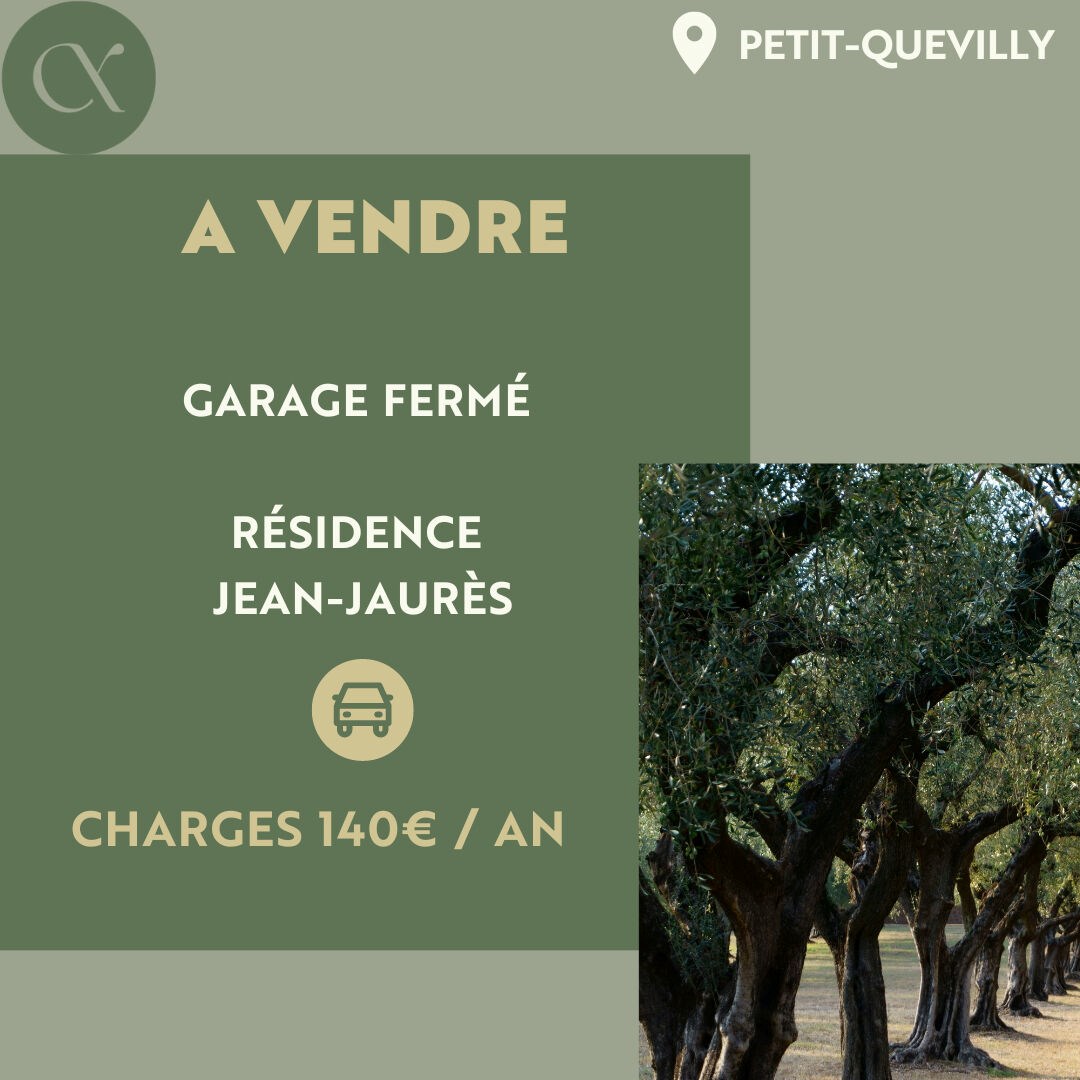 Parking, garage fermé