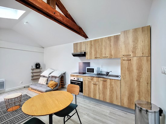 Studio meublé 22.53 m²